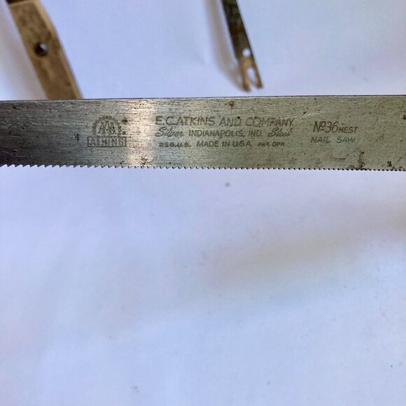 Lot Vintage Nail Hole Saws E. Catkins & Company No. 36 Wood Working Tools - Picture 3 of 7